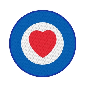 Generic - Heart Target Standard Patch i gruppen MK Export CDON Merch hos Bengans Skivbutik AB (5537888)