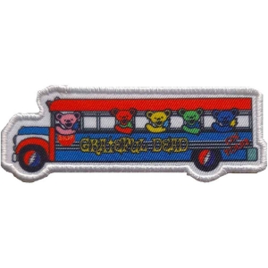 Grateful Dead - Bus Printed Patch i gruppen MERCHANDISE / Merch / Pop-Rock hos Bengans Skivbutik AB (5537911)