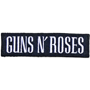 Guns N Roses - Text Logo Woven Patch i gruppen MERCHANDISE / Merch / Metal hos Bengans Skivbutik AB (5537935)