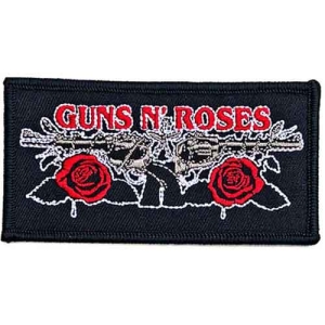 Guns N Roses - Vintage Pistols Woven Patch i gruppen MERCHANDISE / Merch / Metal hos Bengans Skivbutik AB (5537937)