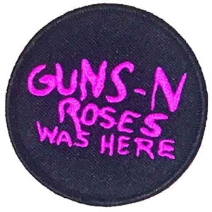 Guns N Roses - Was Here Woven Patch i gruppen MERCHANDISE / Merch / Metal hos Bengans Skivbutik AB (5537938)