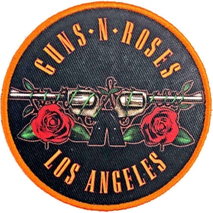 Guns N Roses - Los Angeles Orange Printed Patch i gruppen MERCHANDISE / Merch / Metal hos Bengans Skivbutik AB (5537944)