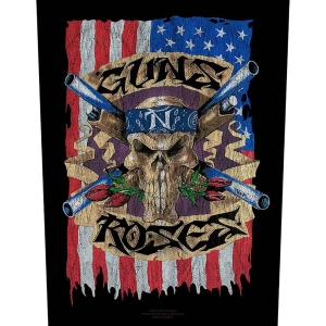 Guns N Roses - Flag Back Patch i gruppen MERCHANDISE / Merch / Metal hos Bengans Skivbutik AB (5537947)