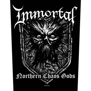 Immortal - Northern Chaos Gods Back Patch i gruppen MERCHANDISE / Merch / Metal hos Bengans Skivbutik AB (5537970)