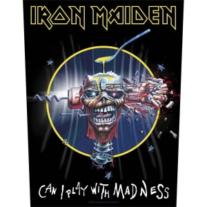 Iron Maiden - Can I Play With Madness Back Patch i gruppen MERCHANDISE / Merch / Metal hos Bengans Skivbutik AB (5537982)