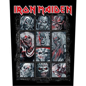 Iron Maiden - 10 Eddies Back Patch i gruppen MERCHANDISE / Merch / Metal hos Bengans Skivbutik AB (5537984)