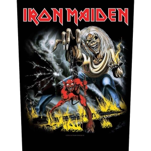 Iron Maiden - Number Of The Beast Back Patch i gruppen MERCHANDISE / Merch / Metal hos Bengans Skivbutik AB (5537986)