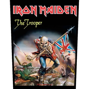 Iron Maiden - The Trooper Back Patch i gruppen MERCHANDISE / Merch / Metal hos Bengans Skivbutik AB (5537988)