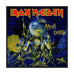 Iron Maiden - Live After Death Retail Packaged Patch i gruppen MERCHANDISE / Merch / Metal hos Bengans Skivbutik AB (5537992)