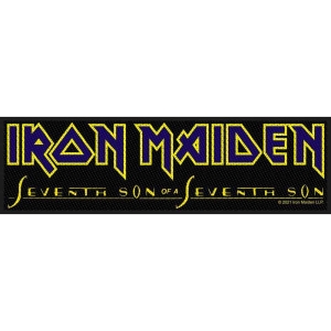 Iron Maiden - Seventh Son Logo Retail Packaged Patch i gruppen MERCHANDISE / Merch / Metal hos Bengans Skivbutik AB (5538010)