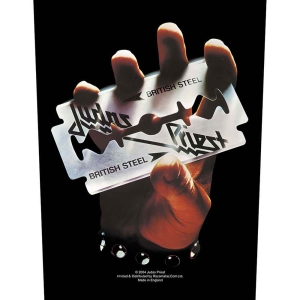 Judas Priest - British Steel Back Patch i gruppen MERCHANDISE / Merch / Metal hos Bengans Skivbutik AB (5538027)