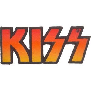 Kiss - Cut-Out Logo Woven Patch i gruppen MERCHANDISE / Merch / Metal hos Bengans Skivbutik AB (5538049)