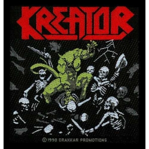 Kreator - Pleasure To Kill Standard Patch i gruppen MERCHANDISE / Merch / Metal hos Bengans Skivbutik AB (5538070)