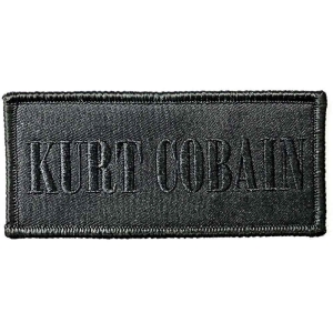 Kurt Cobain - Logo Woven Patch i gruppen MERCHANDISE / Merch / Metal hos Bengans Skivbutik AB (5538074)