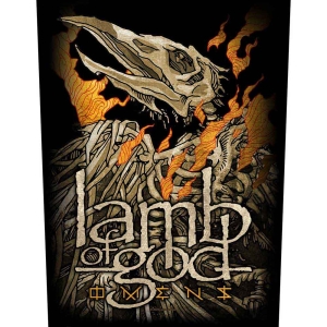 Lamb Of God - Omens Back Patch i gruppen MERCHANDISE / Merch / Metal hos Bengans Skivbutik AB (5538075)