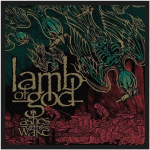 Lamb Of God - Ashes Of The Wake Standard Patch i gruppen MERCHANDISE / Merch / Metal hos Bengans Skivbutik AB (5538077)