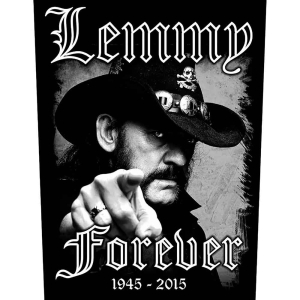 Lemmy - Forever Back Patch i gruppen MERCHANDISE / Merch / Metal hos Bengans Skivbutik AB (5538078)