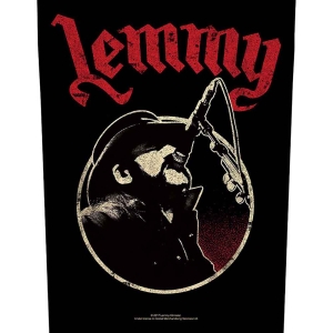 Lemmy - Microphone Back Patch i gruppen MERCHANDISE / Merch / Metal hos Bengans Skivbutik AB (5538080)