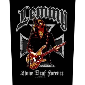 Lemmy - Stone Deaf Back Patch i gruppen MERCHANDISE / Merch / Metal hos Bengans Skivbutik AB (5538082)