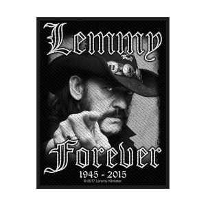 Lemmy - Forever Standard Patch i gruppen MERCHANDISE / Merch / Metal hos Bengans Skivbutik AB (5538083)