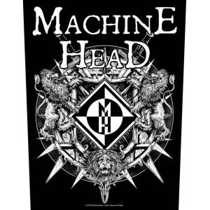 Machine Head - Crest With Swords Back Patch i gruppen MERCHANDISE / Merch / Metal hos Bengans Skivbutik AB (5538087)