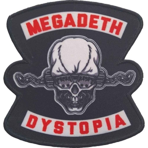 Megadeth - Dystopia Printed Patch i gruppen MERCHANDISE / Merch / Metal hos Bengans Skivbutik AB (5538098)