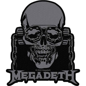 Megadeth - Vic Rattlehead Cut Out Standard Patch i gruppen MERCHANDISE / Merch / Metal hos Bengans Skivbutik AB (5538111)