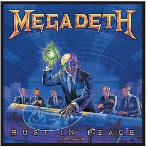 Megadeth - Rust In Peace Standard Patch i gruppen MERCHANDISE / Merch / Metal hos Bengans Skivbutik AB (5538112)