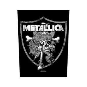 Metallica - Raiders Skull Back Patch i gruppen MERCHANDISE / Merch / Metal hos Bengans Skivbutik AB (5538122)