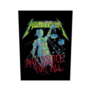 Metallica - And Justice For All Back Patch i gruppen MERCHANDISE / Merch / Metal hos Bengans Skivbutik AB (5538127)