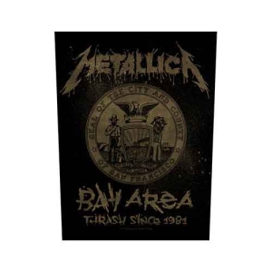 Metallica - Bay Area Thrash Back Patch i gruppen MERCHANDISE / Merch / Metal hos Bengans Skivbutik AB (5538130)