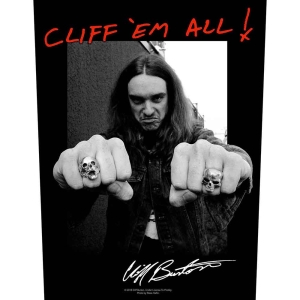 Metallica - Cliff 'Em All! Back Patch i gruppen MERCHANDISE / Merch / Metal hos Bengans Skivbutik AB (5538139)