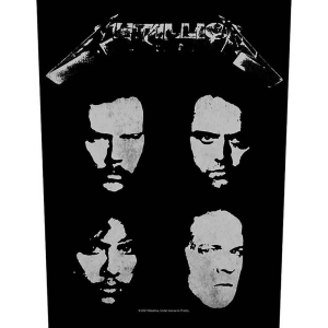 Metallica - Black Album Back Patch i gruppen MERCHANDISE / Merch / Metal hos Bengans Skivbutik AB (5538141)