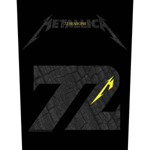 Metallica - Charred M72 Back Patch i gruppen MERCHANDISE / Merch / Metal hos Bengans Skivbutik AB (5538143)