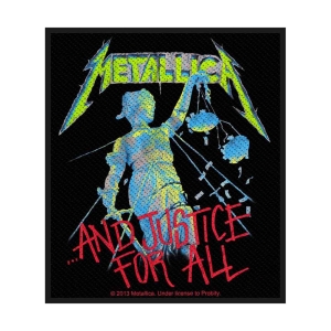 Metallica - And Justice For All Standard Patch i gruppen MERCHANDISE / Merch / Metal hos Bengans Skivbutik AB (5538148)