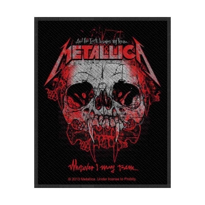 Metallica - Wherever I May Roam 2013 Standard Patch i gruppen MERCHANDISE / Merch / Metal hos Bengans Skivbutik AB (5538149)