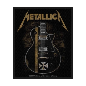 Metallica - Hetfield Guitar Standard Patch i gruppen MERCHANDISE / Merch / Metal hos Bengans Skivbutik AB (5538150)