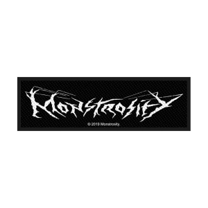 Monstrosity - Logo Standard Patch i gruppen MERCHANDISE / Merch / Metal hos Bengans Skivbutik AB (5538166)