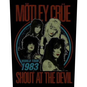 Motley Crue - Shout At The Devil Back Patch i gruppen MERCHANDISE / Merch / Metal hos Bengans Skivbutik AB (5538170)