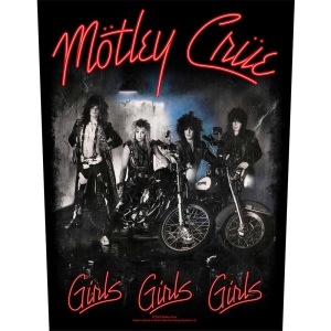 Motley Crue - Girls, Girls, Girls Back Patch i gruppen MERCHANDISE / Merch / Metal hos Bengans Skivbutik AB (5538172)