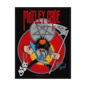 Motley Crue - Allister Fiend Standard Patch i gruppen MERCHANDISE / Merch / Metal hos Bengans Skivbutik AB (5538175)