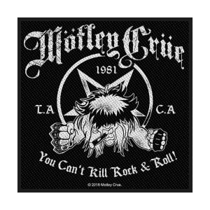 Motley Crue - You Can't Kill Rock N Roll Standard Patc i gruppen MERCHANDISE / Merch / Metal hos Bengans Skivbutik AB (5538176)