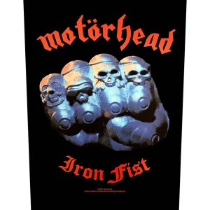 Motorhead - Iron Fist 2017 Back Patch i gruppen MERCHANDISE / Merch / Metal hos Bengans Skivbutik AB (5538183)