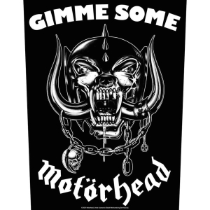 Motorhead - Gimme Some Back Patch i gruppen MERCHANDISE / Merch / Metal hos Bengans Skivbutik AB (5538187)