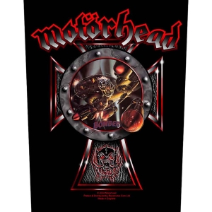 Motorhead - Iron Cross Bomber 2004 Back Patch i gruppen MERCHANDISE / Merch / Metal hos Bengans Skivbutik AB (5538191)