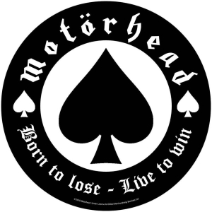 Motorhead - Born To Lose Back Patch i gruppen MERCHANDISE / Merch / Metal hos Bengans Skivbutik AB (5538194)