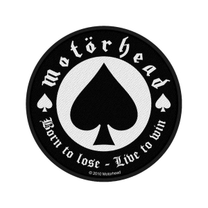 Motorhead - Born To Lose Standard Patch i gruppen MERCHANDISE / Merch / Metal hos Bengans Skivbutik AB (5538198)