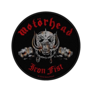 Motorhead - Iron Fist/Skull Standard Patch i gruppen MERCHANDISE / Merch / Metal hos Bengans Skivbutik AB (5538199)