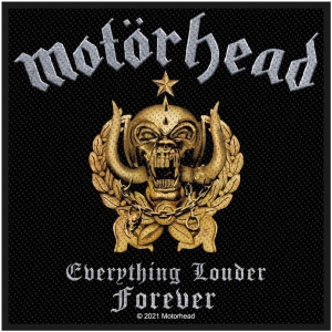 Motorhead - Everything Louder Forever Standard Patch i gruppen MERCHANDISE / Merch / Metal hos Bengans Skivbutik AB (5538208)