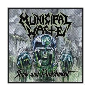 Municipal Waste - Slime & Punishment Standard Patch i gruppen MERCHANDISE hos Bengans Skivbutik AB (5538212)